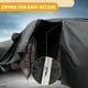 thumbnail image 4 of Funda para auto impermeable para todo clima, protección exterior contra el sol y la lluvia, con tiras reflectantes, negra para Ford Edge, 4 of 5