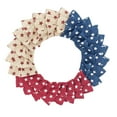 thumbnail image 2 of Kezqiaxn Patriotic 4th of July Wreath, 18", Burlap, 2 of 9