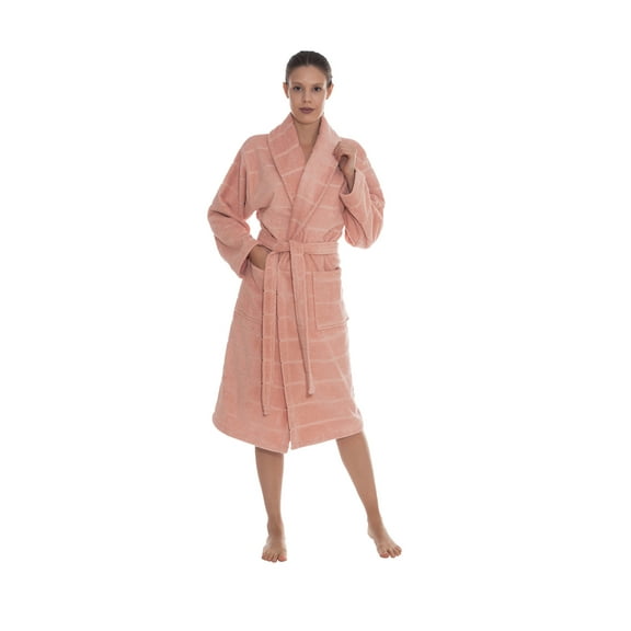 Ozan Premium Home Mirage Bathrobes Collection 100% Turkish Cotton Unisex Terry Cloth Bathrobe