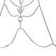thumbnail image 1 of Fashion rhinestone crown chest chain trend sexy nightclub bikini body chain, 1 of 1