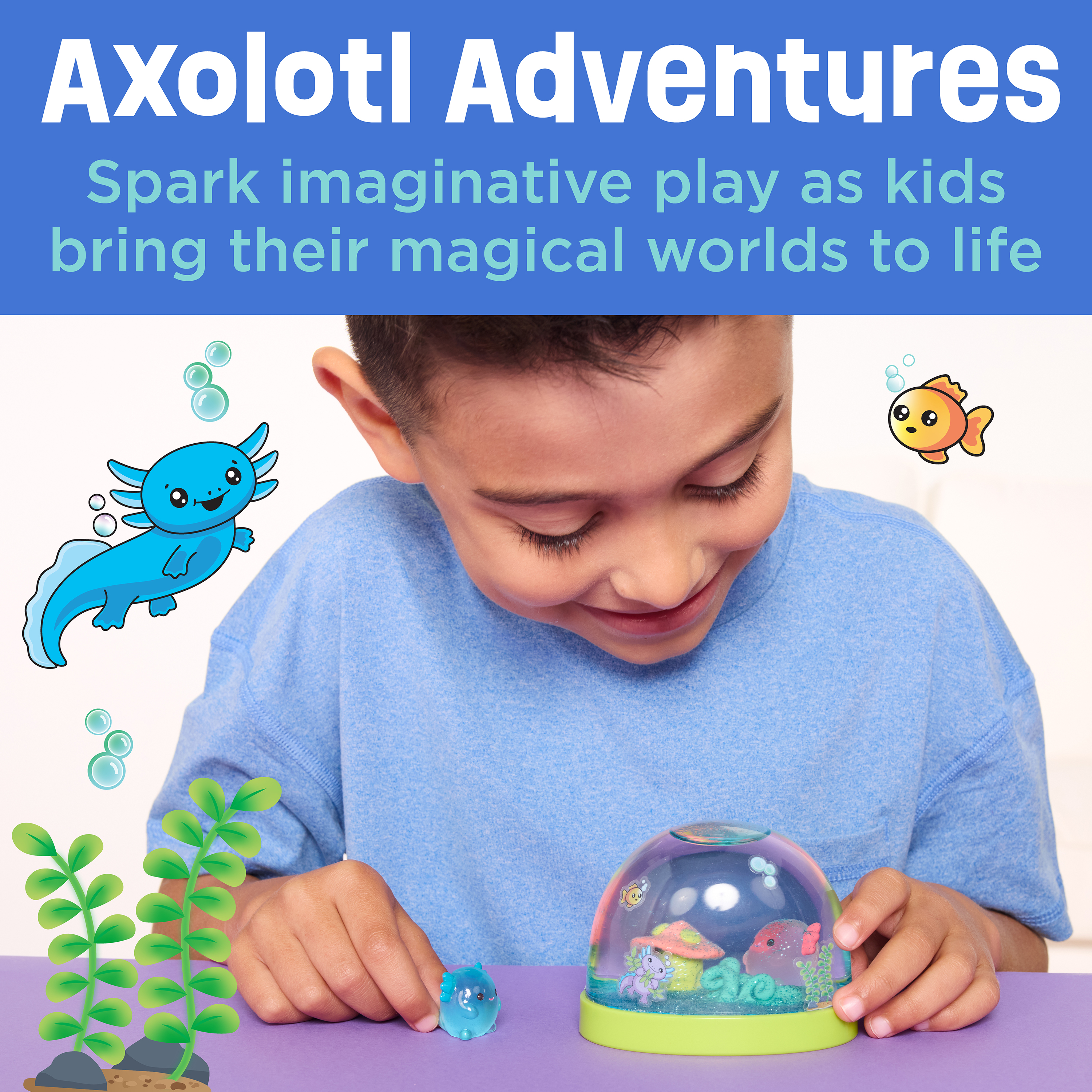 Creativity for Kids Make Your Own Water Globes - Axolotls photo 8