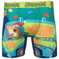 thumbnail image 1 of Scooby Doo 848798-ll-28-30 Scooby-Doo Mystery Machine Hauling Christmas Tree Boxer Briefs - Small - 28-30, 1 of 1
