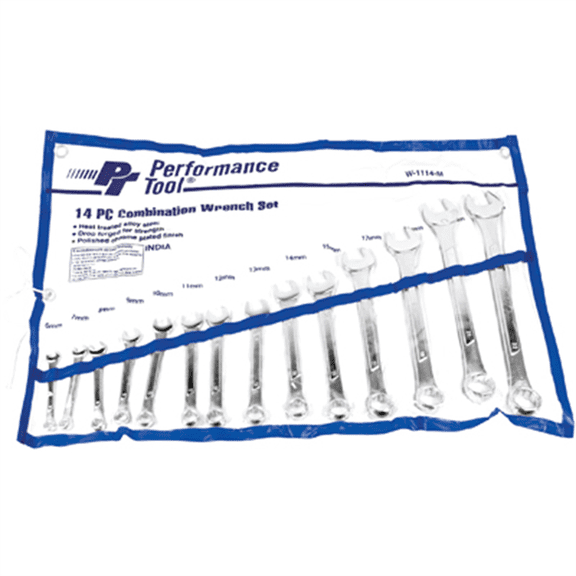 Wilmar Corp. / Performance Tool 14 Piece Metric Combination Wrench Set