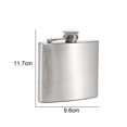 thumbnail image 2 of Matraz de acero inoxidable a prueba de fugas con embudo Setmen Flask, 2 of 5