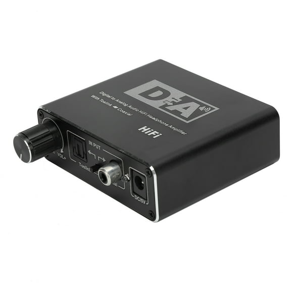 Digital Coaxial To Analog Converter, Two-way Switch Design Video Converter For Pc For Home Host + USB Power Supply Line + Optical Fiber Line