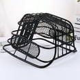 Bike Basket, Front Handlebar Hanging Basket Waterproof Metal Wire Bicycle Basket Fits to Most