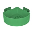 thumbnail image 2 of JASKFLY Shower Caddy - No-Drill Hanging Storage Basket for Shampoo & Toiletries, Rust-Resistant Plastic Organizer for Bathroom & Shower Stall,5.71x5.71x2.56in(Green), 2 of 6