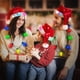 thumbnail image 2 of Sombreros navideños con luz y Collar para niños y adultos, gorros navideños con luz LED de colores, gorros cálidos de Papá Noel, regalo de Año Nuevo 2024, 2 of 4
