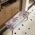 thumbnail image 3 of Whosucclay Cherry Blossom Wood Print Stretch Dining Bench Cover, Wear Resistant Bench Slipcover Washable Bench Seat Protector Rectangle Bench Cover for Dining Room, Living Room, Bedroom, 3 of 7