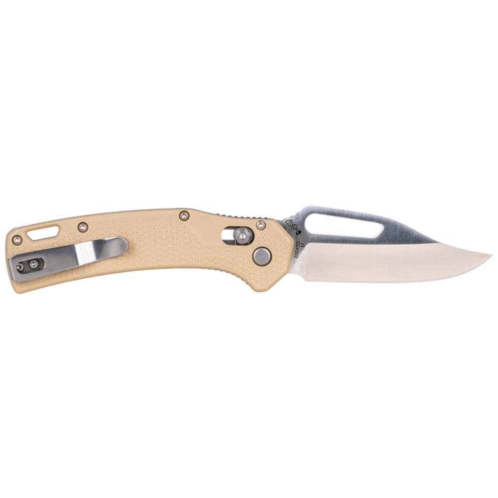 Klein Tools Kto Clip Point Blade Knife, Sand