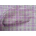 thumbnail image 4 of oneOone Cotton Cambric Fabric Check Kasuri Printed Craft Fabric BTY 56 Inch Wide, 4 of 4
