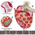 thumbnail image 3 of nipocaio Rabbit Hay Feeder Guinea Pig Hay Bag for Cage, Hamster Accessories Hanging Food Storage Bag for Small Animals, 3 of 5