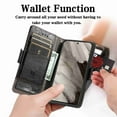 thumbnail image 3 of Dteck for Google Pixel 8 Pro Wallet Case, Shockproof Magnetic PU Leather Flip Folio with Card Holders RFID Blocking Kickstand Anti-Scratch TPU Inner Shell Phone Case, black, 3 of 6