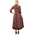 thumbnail image 7 of Phagun Women Ethnic Top Dress Designer Kurta Cotton Floral Anarkali Kurti Tunic, 7 of 7
