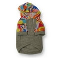 thumbnail image 4 of Vibrant Life Polyester Graffiti Dog Hoodie, Gray, XS, 4 of 5