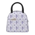 thumbnail image 1 of Disketp Bouquet and Lavender Flowers Bolsa Térmica para Almuerzo, Lonchera con Abertura Amplia y Gran Capacidad, Organizador Reutilizable para Mujeres, Hombres y Adultos, 1 of 6