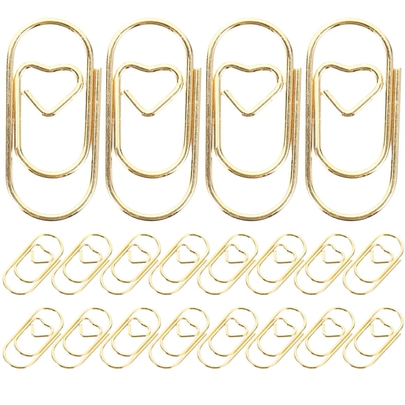 KAKOWELY 100 Pcs Clips de Tricotage Ornements Clips de Documents Clips de Documents de Bureau Clips de Lecture de Livres,0.79"X0.39"X0.04 Pouces