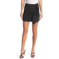 thumbnail image 1 of Mustard Seed Ruffle Denim Mini Skirt In Washed Black Size L, 1 of 1