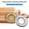 thumbnail image 4 of 4 Inch Wood Carving Disc for Angle Grinder with 5/8-inch Arbor Wood Shaping Disc Angle, 4 of 7
