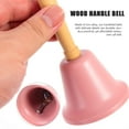 thumbnail image 5 of Christmas Handheld Bell Wood Handle Hand Bell 4.7" Hand Call Bell Xmas Decor, 5 of 6