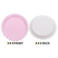 thumbnail image 6 of LOLIPPYY 50pcs Flower Disposable Paper Plates - Pastel Dessert Plate Set For Girls Birthday Celebration - Cute Serving Platters - Mini Cake Platters, 6 of 7