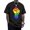 Black, variant on Yopmin Gay Pride T Shirt Rainbow Fist Men Crewneck Short Sleeve Oversized T Shirts Trendy Clothes Daily Wear