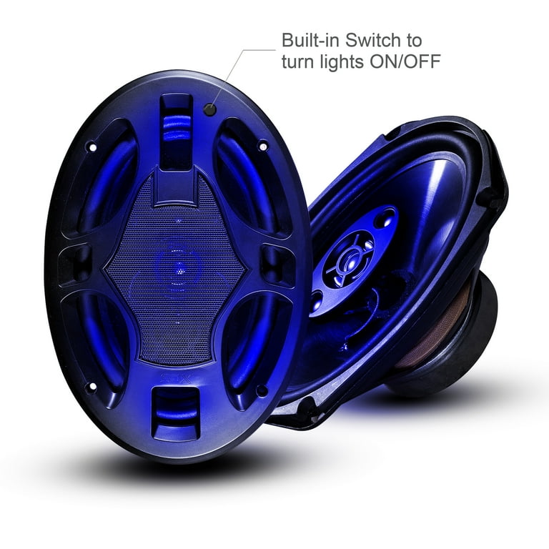 SDX Audio Systems CS21609 Car Door LED Speakers with 3 Way