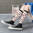thumbnail image 3 of Lsque Cute Cat And Christmas Gift Printed Crew Socks Men's Women's LightWeight Thin Casual Calf Socks ,Knee High Socks,Cotton Socks, 3 of 9