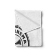 thumbnail image 2 of Movie Theater Soft Flannel Fleece Blanket, Abstract Grunge Stamp with Movie Camera and the Word Cinema Inside, Cozy Plush for Indoor and Outdoor Use, 60" x 80", Charcoal Grey White, by Ambesonne, 2 of 5
