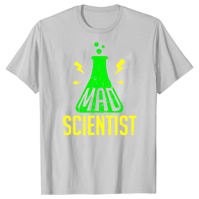 Camiseta divertida de científico loco, ropa de calle de algodón con gráficos científicos, manga corta, regalos de cumpleaños, estilo veraniego, ropa para hombre