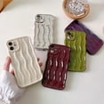 thumbnail image 2 of Compatible with iPhone 11 Case,Cute 3D Water Ripple Pattern Curly Wave Frame Soft TPU Back Full Body Screen Camera Protective Cover Bumper Shockproof case for Women and Girls-White, 2 of 12