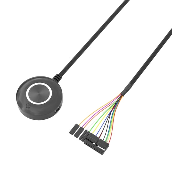Flexible External Power Button for Desktop Computers in Office and Gaming Start Button