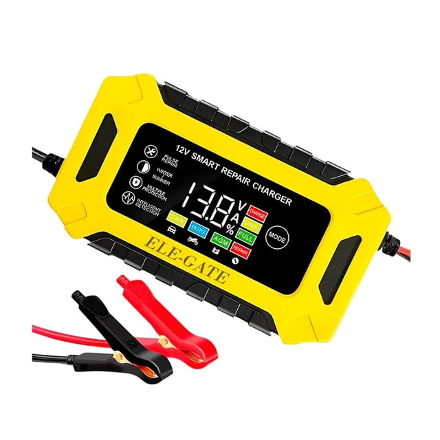 Cargador Inteligente Batería Auto Moto Bote 12v