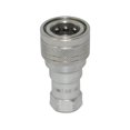 thumbnail image 1 of 3/8? NPT ISO 7241-B Quick Disconnect Hydraulic Female Coupler, 1 of 4