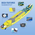 thumbnail image 4 of Fbsport Graffiti Surfboard Inflatable Stand Up Paddle Board 10.6' L with Carry Bag, 4 of 7