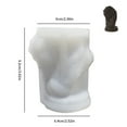 thumbnail image 3 of SPOORYYO DIY Horse Head Candle Silicone Mold for Candle Making, Suitable for Soap, Resin, Plaster Crafts, and Baking Decorations - Food Grade Quality, 3 of 9