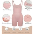 thumbnail image 4 of MANIFIQUE Plus Size Open-Bust Shapewear Tummy Control Mid-Thigh Bodysuit, High-Waist Thigh Slimmer, Shapewear for Women, 4 of 5