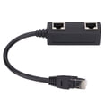 thumbnail image 6 of LeafyLuxe RJ45 Splitter Adapter 1 Male To 2 Female Port Ethernet Connector For Network Home Office,Ethernet Cable Splitter,Internet Splitter, 6 of 8