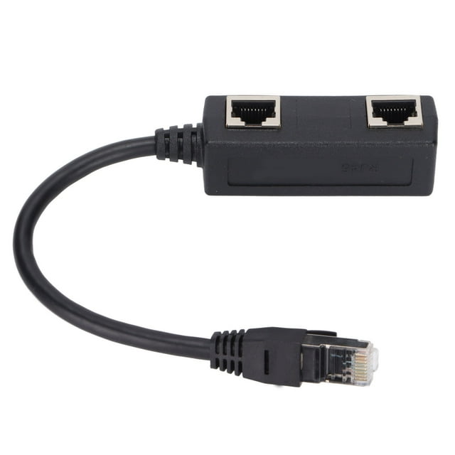 Adaptador Divisor Ethernet, Divisor De Cable Ethernet 1 Macho A 2 Hembra Para Redes Domésticas Para Oficina