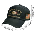 thumbnail image 3 of USA 250th Anniversary Hat Embroidered Eagle, Commemorative 250 Year American Anniversary Hat, Patriotic Theme America 250th Anniversary Hat Unisex Cap, 3 of 6