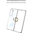 thumbnail image 2 of case for Samsung Z Fold 5 Case with Ring, Galaxy Z Fold 5 Case with Screen Protector Electroplating Border Design Protective Cover for Samsung Galaxy Z Fold 5, Crystal, 2 of 11
