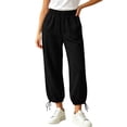 thumbnail image 2 of MMJ Joggers for Women Solid Casual Loose Drawstring Elastic Lightweight Soft Cozy Sweatpants with Side Pockets, 2 of 6