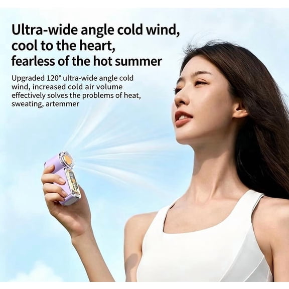Cheapark Mini Hand Fan Portable Handheld Fan for Outdoor Travel Office Personal Cooling Compact Battery Operated Fan Gift
