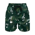 thumbnail image 6 of POLERO Pockets Boys High Comfort Beach Shorts for Summer Outdoor Daily, Lightweight Bed Sheet Beach Pants, Music Note Pattern, 6 of 10