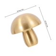 thumbnail image 2 of WEUVEB Pomo De Latón Con De Seta Para Muebles Cocina Y Cajones Dorado, 2 of 6