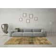 thumbnail image 3 of Ahgly Company Indoor Rectangle Abstract Brown Modern Area Rugs, 2' x 5', 3 of 4