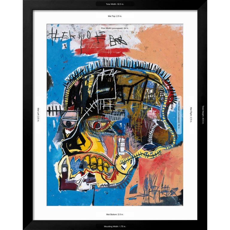 Art.com Untitled, 1981 (Basquiat Skull) Giclee Print by Jean
