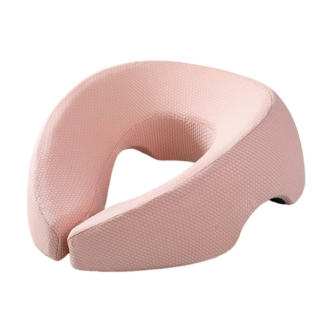 Almohada de masaje boca abajo para salón de belleza, cómoda, para viajes y relax. rosa