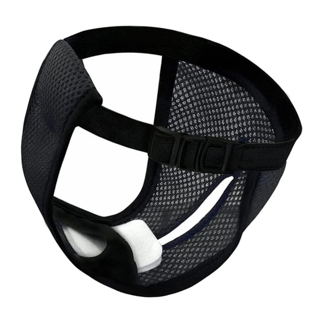 Pantalones fisiológicos para perros Colco Ropa interior Lavables para perros negro grande