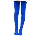 thumbnail image 1 of Zwiiyzr Toddler Baby Girls Ballet Tights Spring Fall Ballet Leotards Dance Leggings Solid Cotton Footed Tights Stockings Pantyhose 3-12 Years Blue, 1 of 4